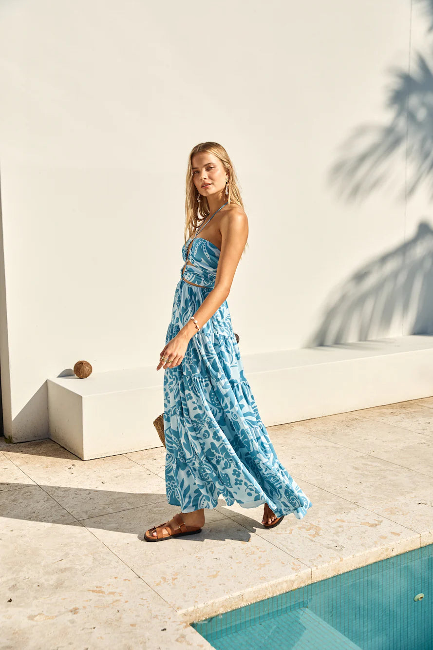 Aquamarine Maxi Dress Blue