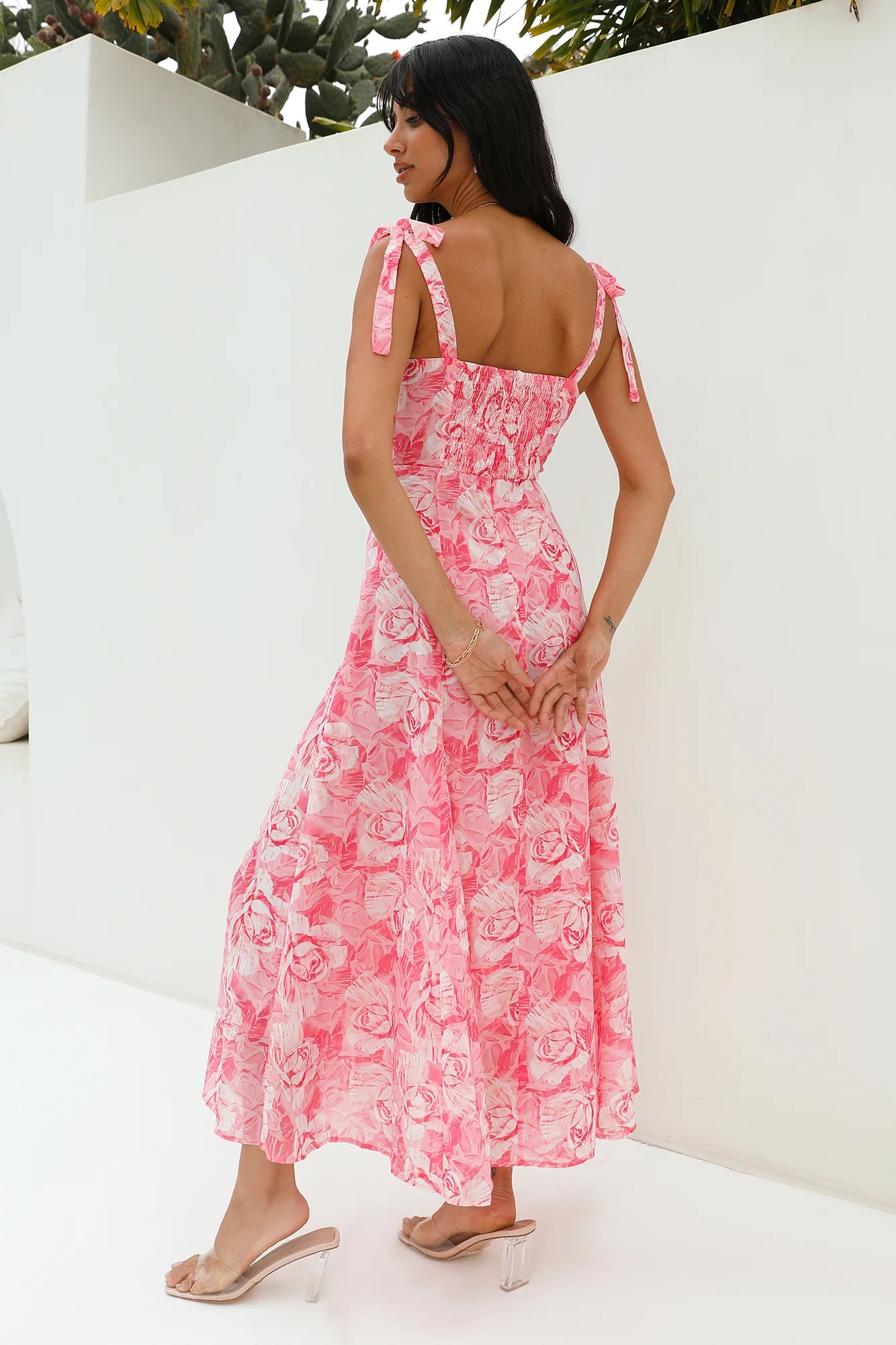 Lovers Dance Maxi Dress Pink