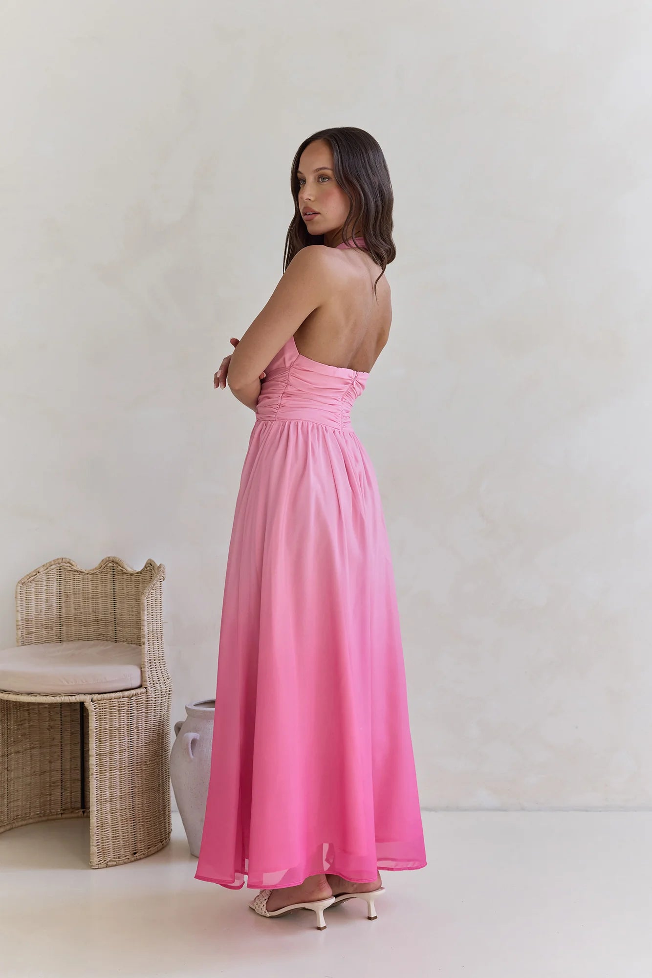 Escape To The Sun Maxi Dress Pink